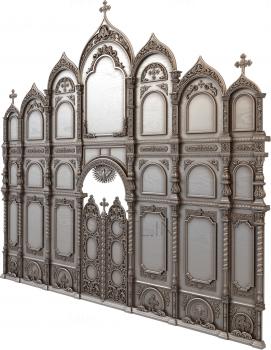 Iconostasis (IKN_0159) 3D model for CNC machine