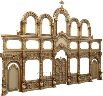 Iconostasis (IKN_0161) 3D model for CNC machine