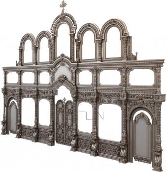 Iconostasis (IKN_0161) 3D model for CNC machine