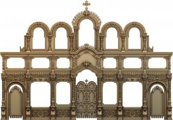 Iconostasis (IKN_0161) 3D model for CNC machine