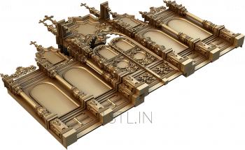 Iconostasis (IKN_0183-110) 3D model for CNC machine