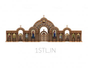 Iconostasis (IKN_0185-110) 3D model for CNC machine