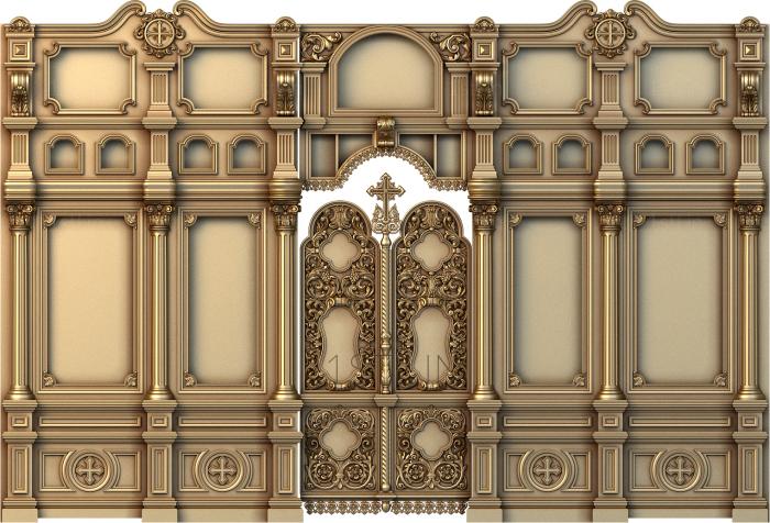 Iconostasis (IKN_0188) 3D model for CNC machine