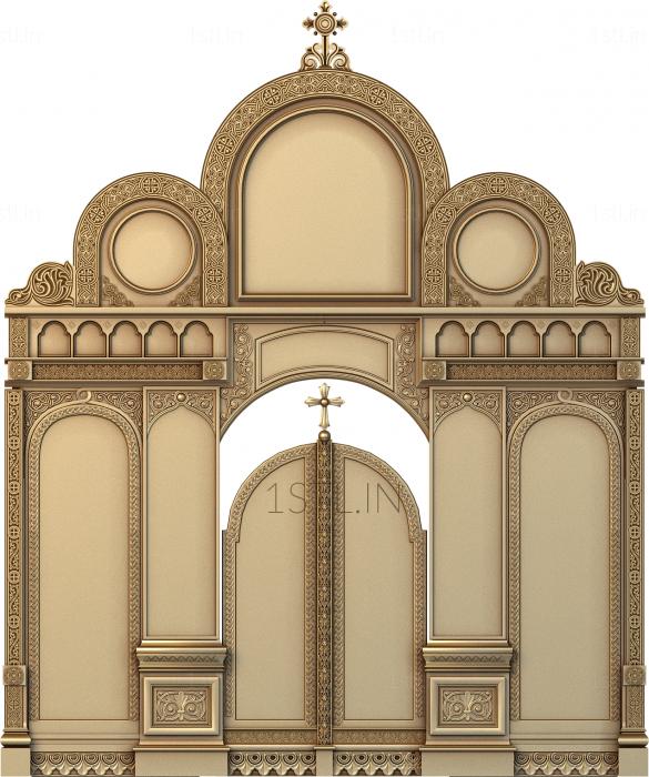 Iconostasis (IKN_0202) 3D model for CNC machine