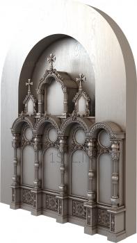 Iconostasis (IKN_0213-110) 3D model for CNC machine