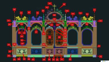 Iconostasis (IKN_0226-110) 3D model for CNC machine