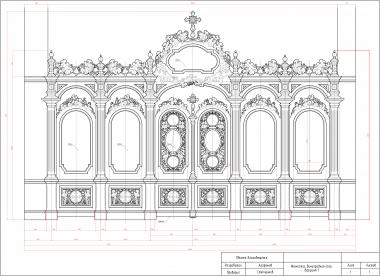 Iconostasis (IKN_0226-110) 3D model for CNC machine