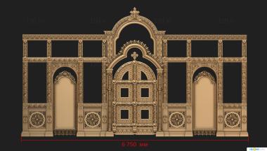 Iconostasis (IKN_0228) 3D model for CNC machine