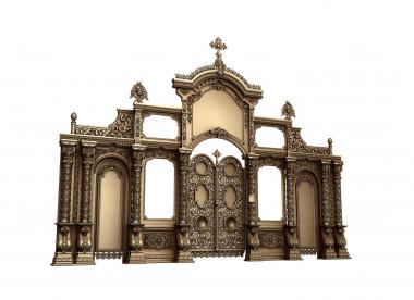 Iconostasis (IKN_0230) 3D model for CNC machine