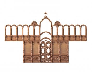 Iconostasis (IKN_0235) 3D model for CNC machine