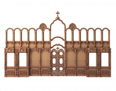 Iconostasis (IKN_0235) 3D model for CNC machine