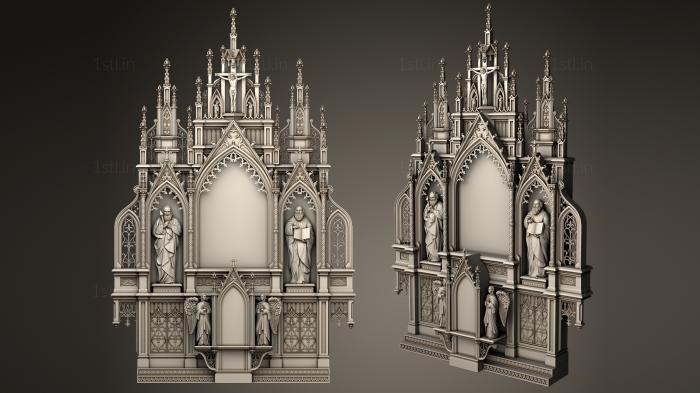 Iconostasis (IKN_0237) 3D model for CNC machine