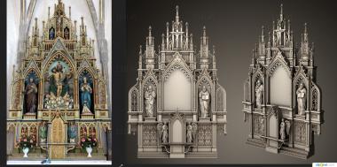 Iconostasis (IKN_0237) 3D model for CNC machine