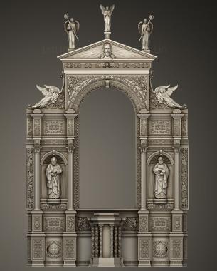 Iconostasis (IKN_0239) 3D model for CNC machine