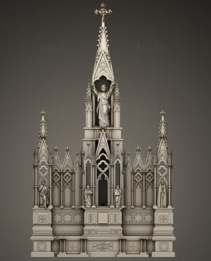 Iconostasis (IKN_0240) 3D model for CNC machine