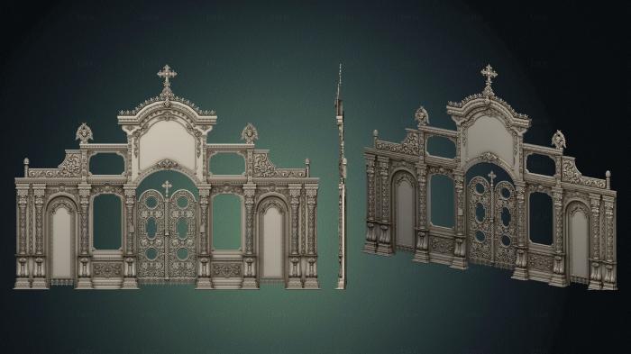 Iconostasis (IKN_0245) 3D model for CNC machine