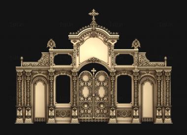 Iconostasis (IKN_0245) 3D model for CNC machine