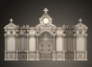 Iconostasis (IKN_0248) 3D model for CNC machine