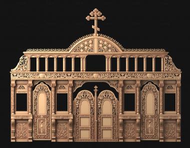 Iconostasis (IKN_0252) 3D model for CNC machine