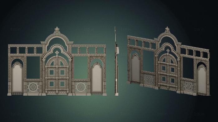 Iconostasis (IKN_0253) 3D model for CNC machine