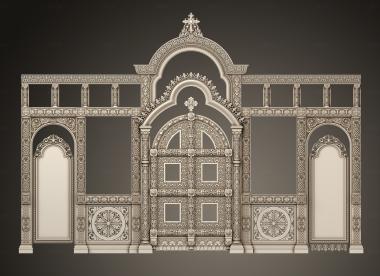 Iconostasis (IKN_0253) 3D model for CNC machine