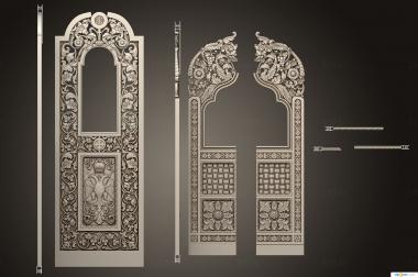 Iconostasis (IKN_0257) 3D model for CNC machine