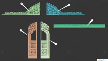 Iconostasis (IKN_0257) 3D model for CNC machine