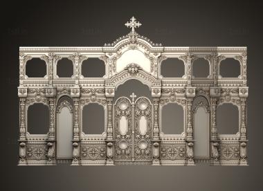 Iconostasis (IKN_0259) 3D model for CNC machine