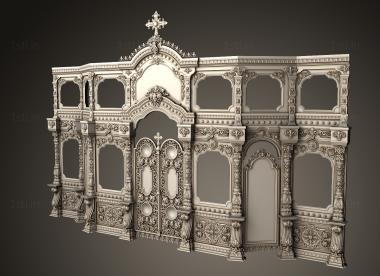 Iconostasis (IKN_0259) 3D model for CNC machine