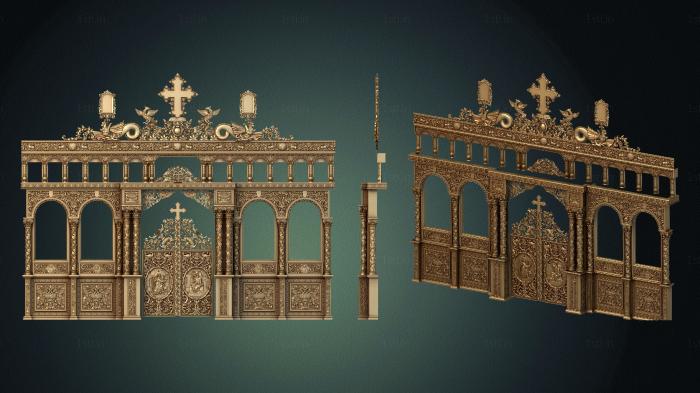 Iconostasis (IKN_0263) 3D model for CNC machine