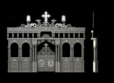 Iconostasis (IKN_0263) 3D model for CNC machine