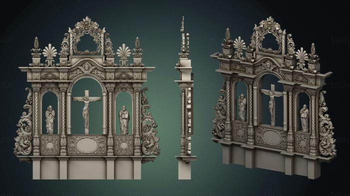 Iconostasis (IKN_0265) 3D model for CNC machine