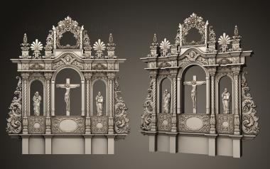 Iconostasis (IKN_0265) 3D model for CNC machine