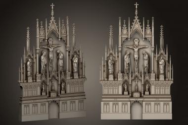 Iconostasis (IKN_0272) 3D model for CNC machine