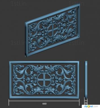 Iconostasis (IKN_0273) 3D model for CNC machine