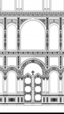 Iconostasis (IKN_0275) 3D model for CNC machine