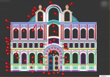 Iconostasis (IKN_0275) 3D model for CNC machine