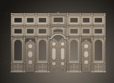 Iconostasis (IKN_0278) 3D model for CNC machine