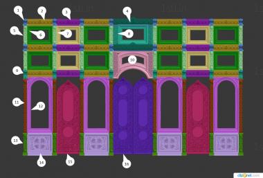 Iconostasis (IKN_0279) 3D model for CNC machine