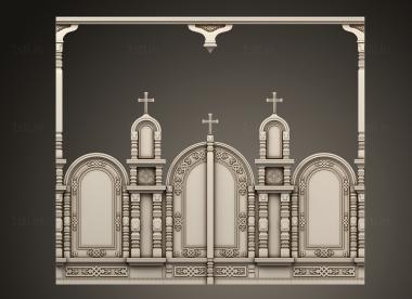 Iconostasis (IKN_0280) 3D model for CNC machine