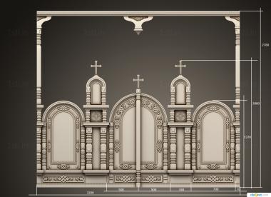 Iconostasis (IKN_0280) 3D model for CNC machine