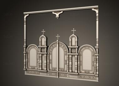 Iconostasis (IKN_0280) 3D model for CNC machine