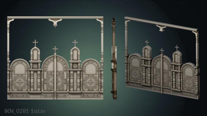 Iconostasis (IKN_0281) 3D model for CNC machine