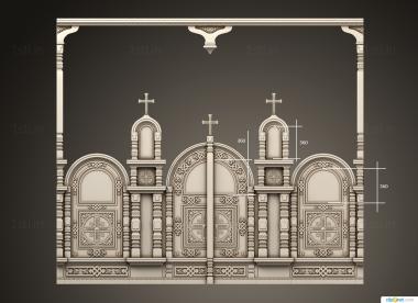 Iconostasis (IKN_0281) 3D model for CNC machine