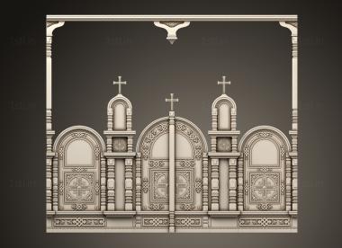 Iconostasis (IKN_0281) 3D model for CNC machine