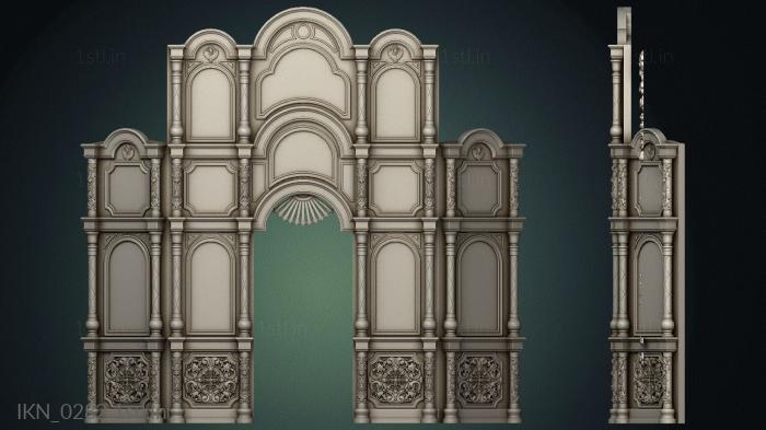 Iconostasis (IKN_0282) 3D model for CNC machine