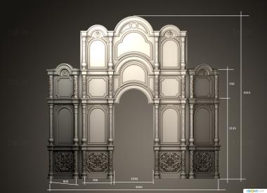 Iconostasis (IKN_0282) 3D model for CNC machine