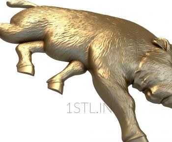 Animals (JV_0018) 3D model for CNC machine