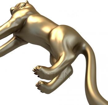 Animals (JV_0049) 3D model for CNC machine