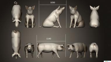 Animals (JV_0170) 3D model for CNC machine